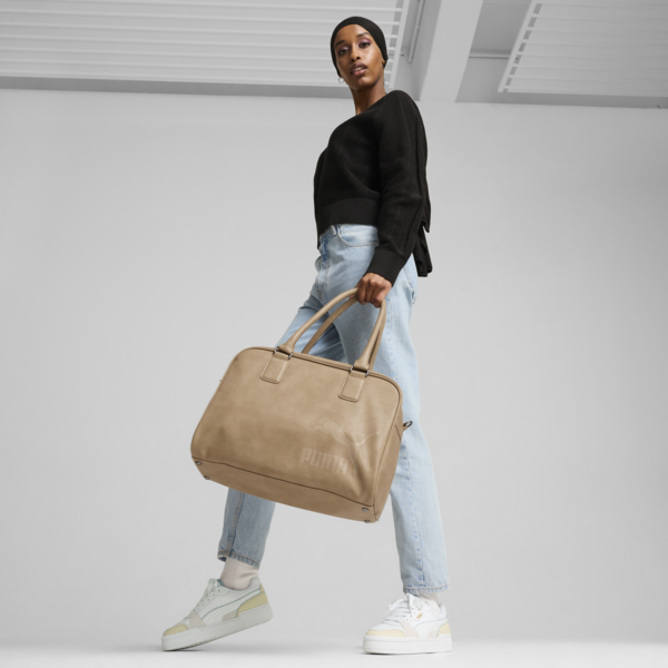 Bolso de mano PUMA League, Toasted Almond, large-MEX