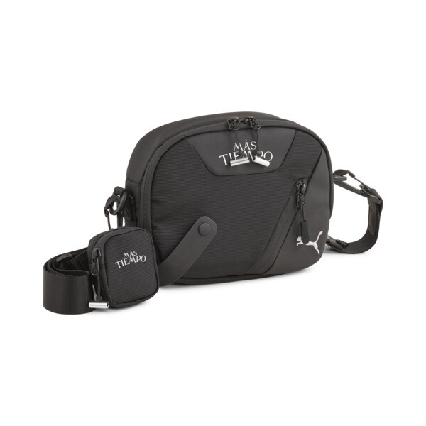 PUMA x MÁS TIEMPO Cross Body Bag, PUMA Black, swatch-ZAF