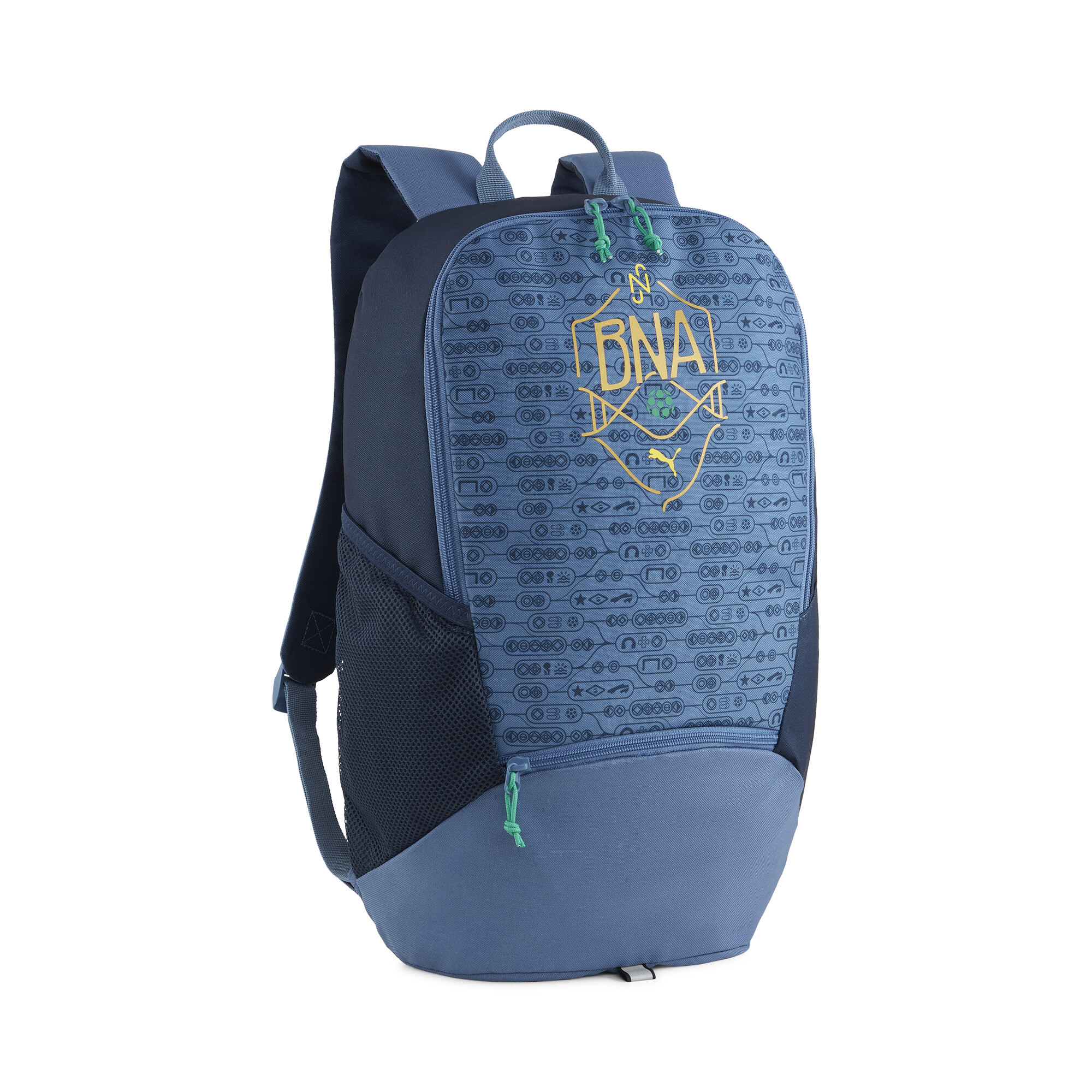 Puma Neymar JR "BNA" Rucksack | Mit Other Pattern | Sailing Blue/Gold/Pelé Yellow