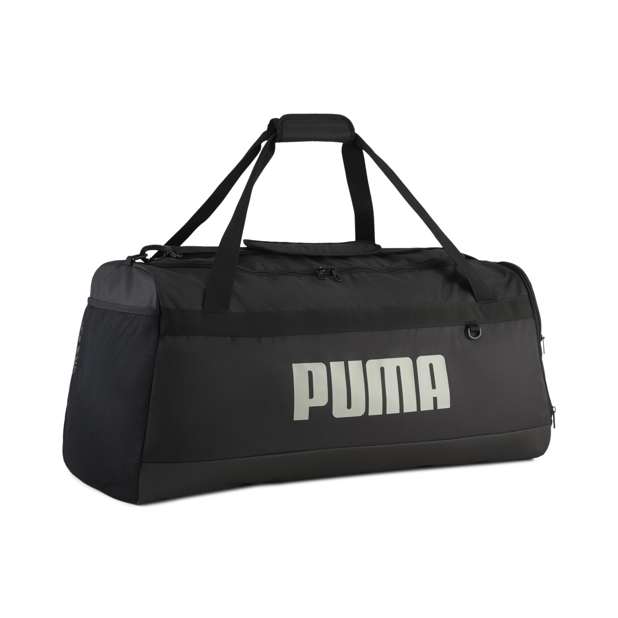 PUMA Challenger 85L Grote Tas, Zwart/Grijs