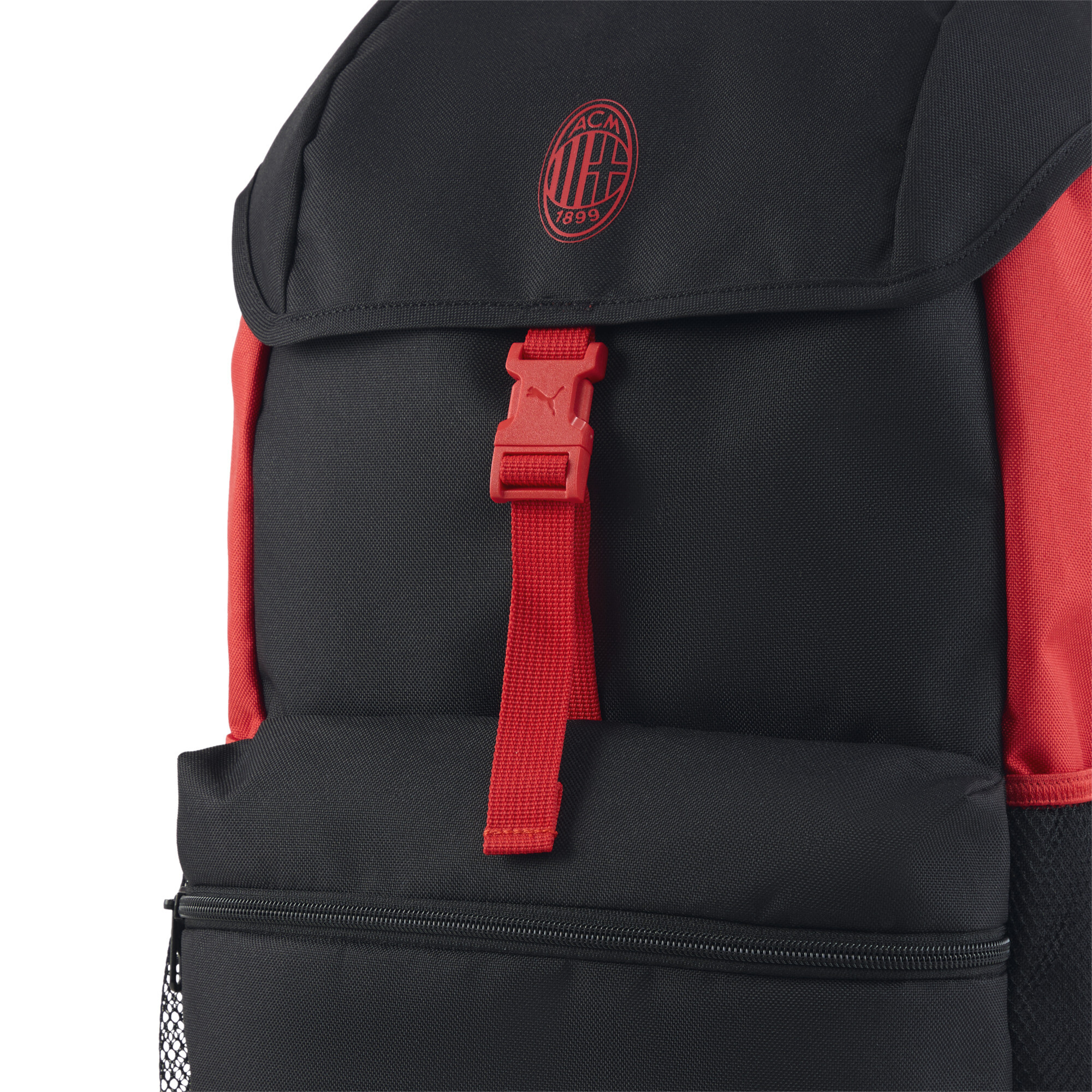 PUMA AC Milan ftblARCHIVE voetbalrugzak, Rood/Zwart