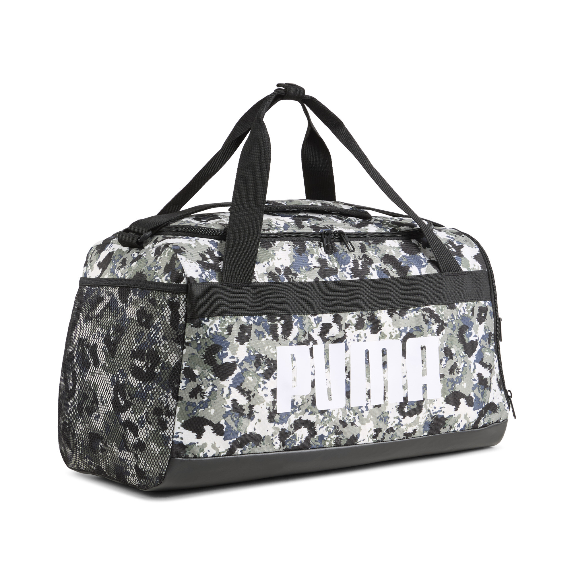 Puma Challenger 35L Kleine Sporttasche mit Allover-Print | Mit Other Pattern | Black/Camouflage Aop