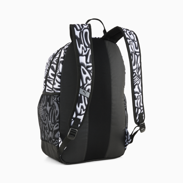 PUMA Academy All-Over Print Backpack, PUMA Black-Grafiti AOP, large-MEX