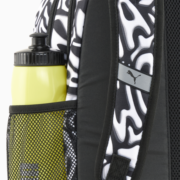 PUMA Academy All-Over Print Backpack, PUMA Black-Grafiti AOP, large-MEX