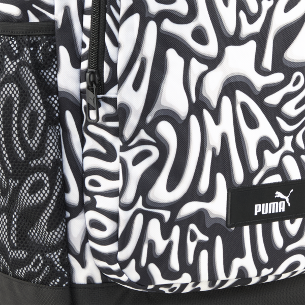 PUMA Academy All-Over Print Backpack, PUMA Black-Grafiti AOP, large-MEX
