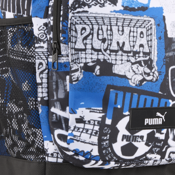 PUMA Academy All-Over Print Backpack, PUMA Black-Sreet Style AOP, large-MEX