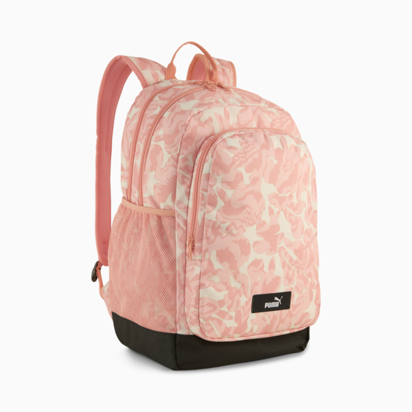 PUMA Academy All-Over Print Backpack, Pink Fruit-Floral AOP, large-MEX