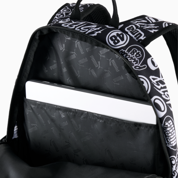 Mochila estampada PUMA Phase, PUMA Black-Turbo AOP, large-MEX