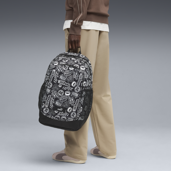 Mochila estampada PUMA Phase, PUMA Black-Turbo AOP, large-MEX