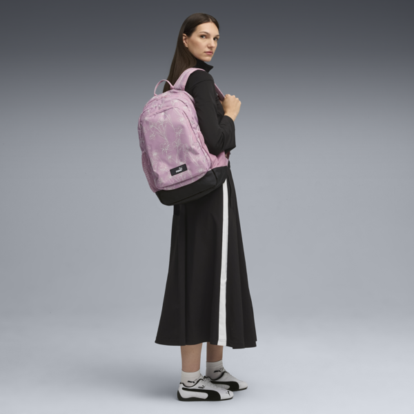 Mochila estampada PUMA Phase, Poised Pink-Floral AOP, large-MEX