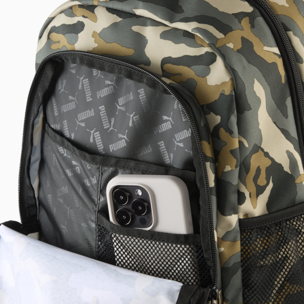 Mochila estampada PUMA Phase, PUMA Black-Camouflage, large-MEX