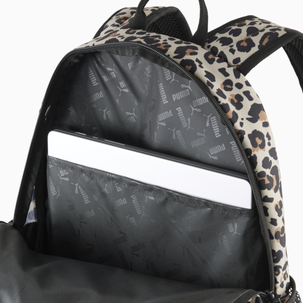 Mochila estampada PUMA Phase, PUMA Black-Leopard AOP, large-MEX
