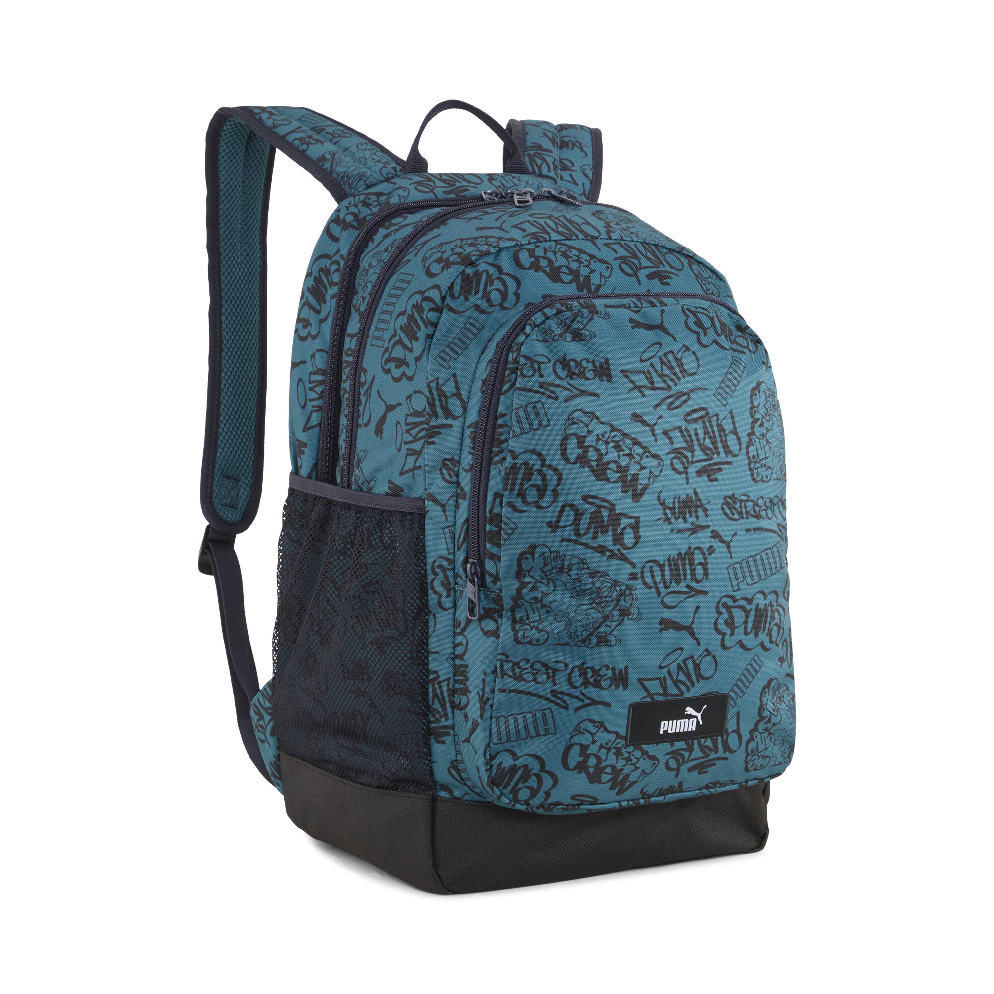 PUMA Academy 29L all-over print rugzak, Grijs