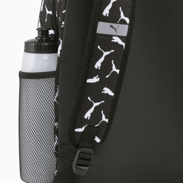 PUMA Phase All-Over Print 22L Backpack, PUMA Black-Puma Logo-AOP, large-ZAF