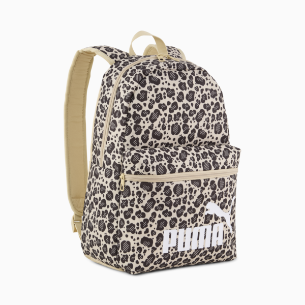 PUMA Phase All-Over Print Backpack, Toasted Almond-Animal-AOP, large-MEX
