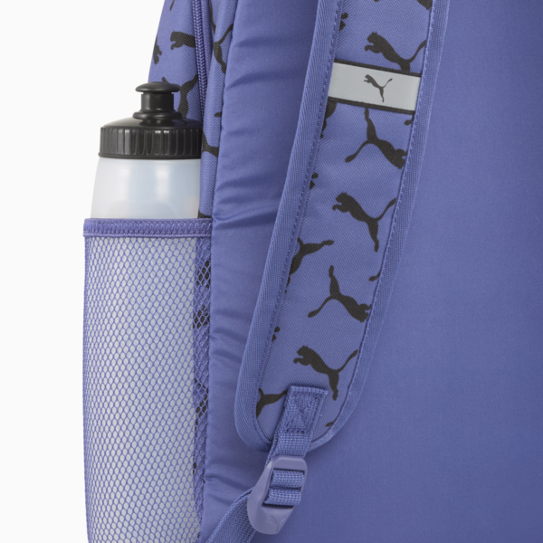 PUMA Phase All-Over Print 22L Backpack, Blue Crystal-Puma Logo AOP, large-ZAF