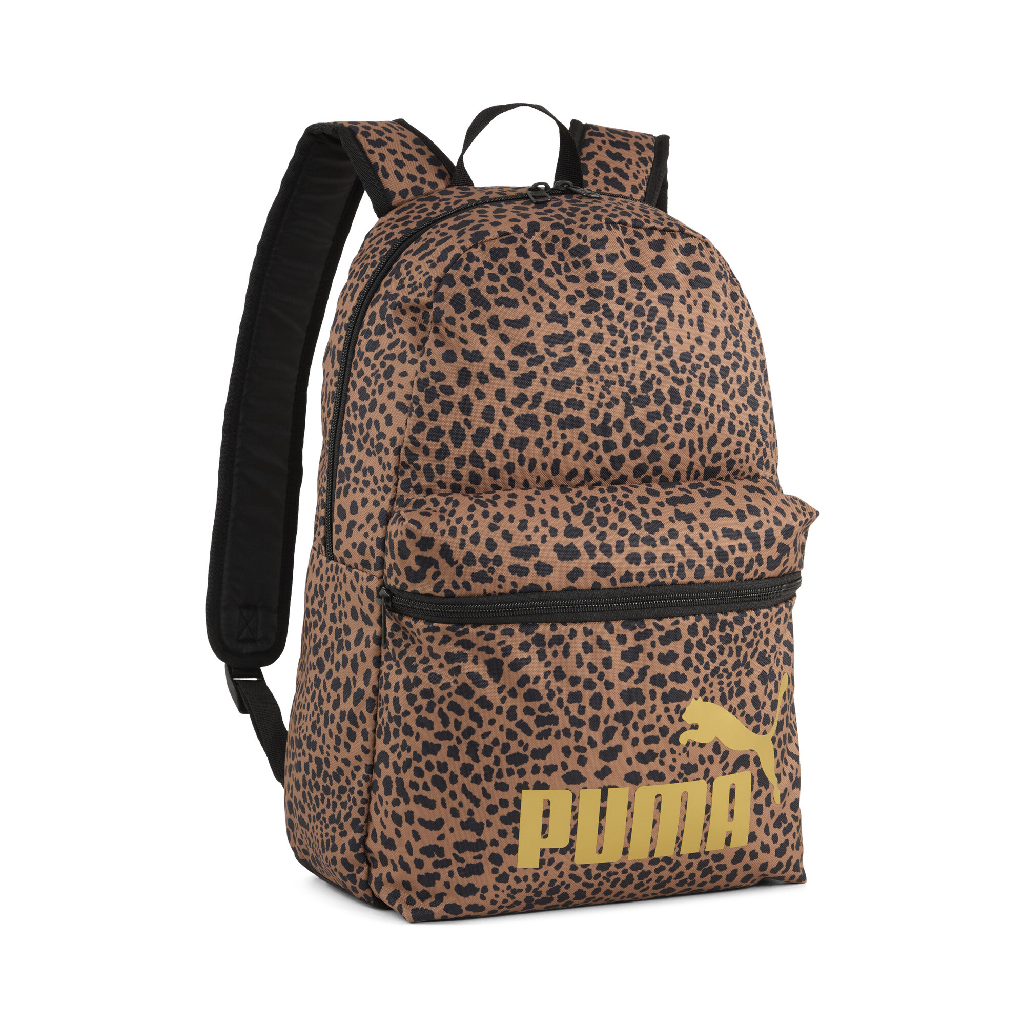 Puma Phase 22 l Rucksack mit Allover-Print | Mit Other Pattern | Black/Leopard Aop