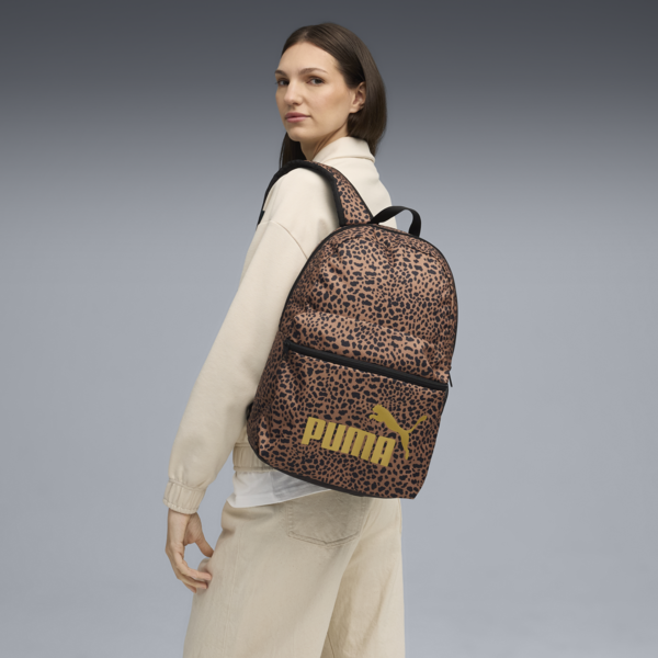 Mochila estampada PUMA Phase, PUMA Black-Leopard AOP, large-MEX