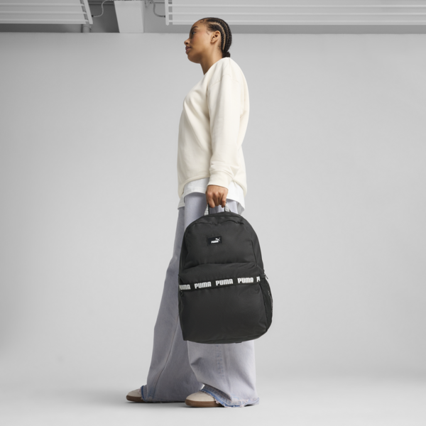 PUMA Phase Tape Backpack, PUMA Black, large-ZAF