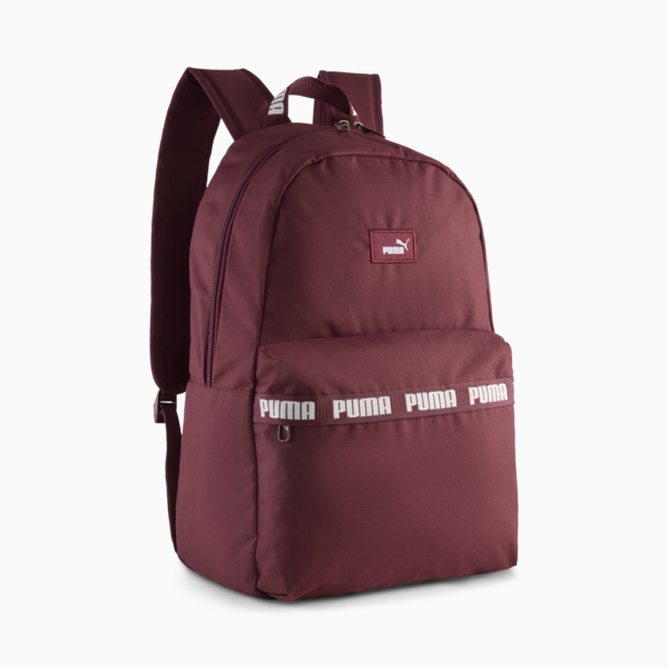 PUMA Phase Tape Backpack, Ruby Shimmer, large-ZAF