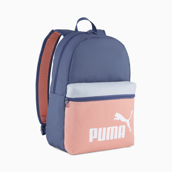 PUMA Phase Colour-block Backpack, Blue Crystal-Colorblock, large-MEX