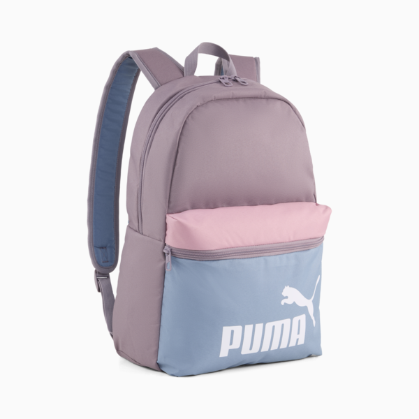 Mochila PUMA Phase Colour-block, Plum Jam-Cool Blue-Colorblock, large-MEX