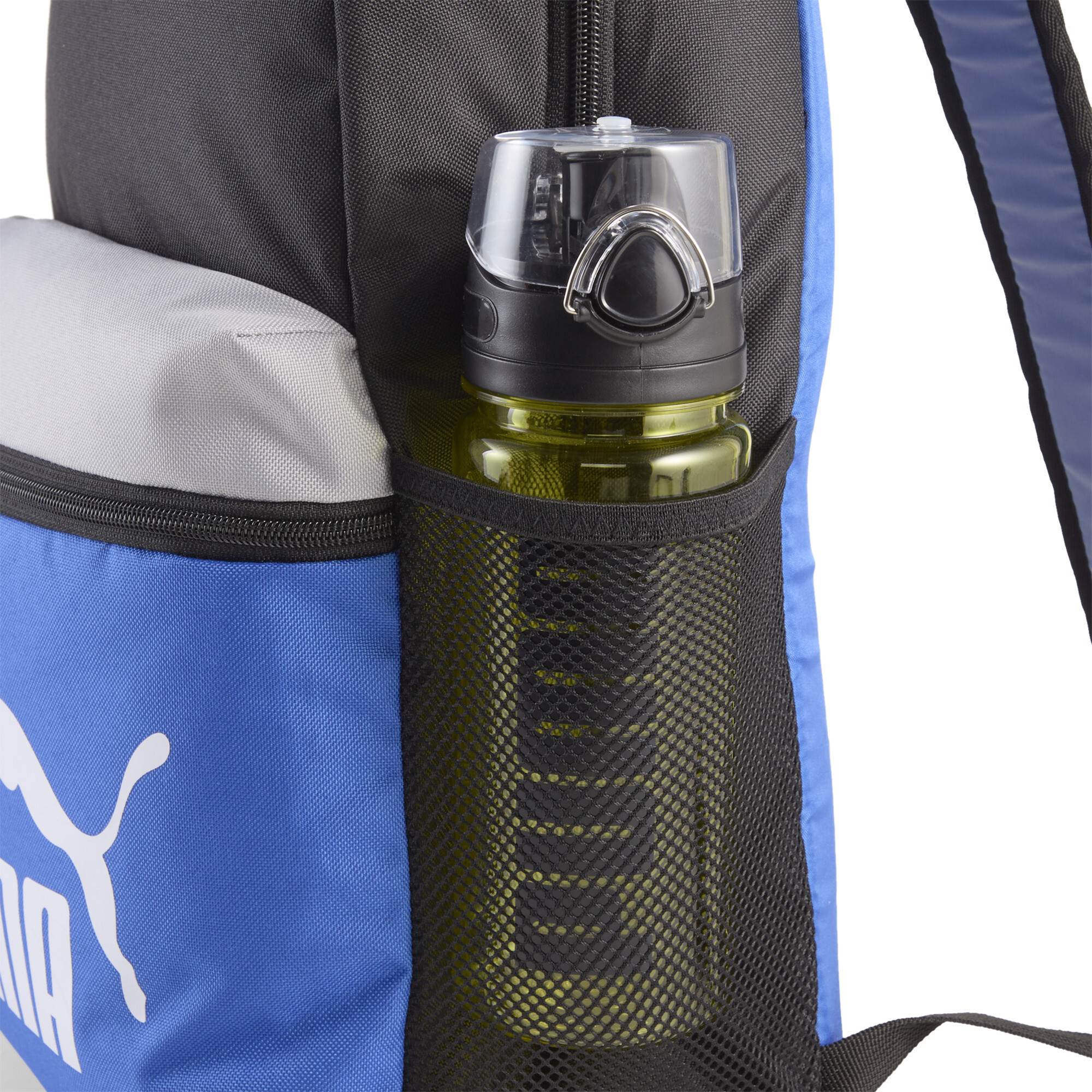 PUMA Phase Colour-block rugzak, Blauw/Zwart thumbnail 3