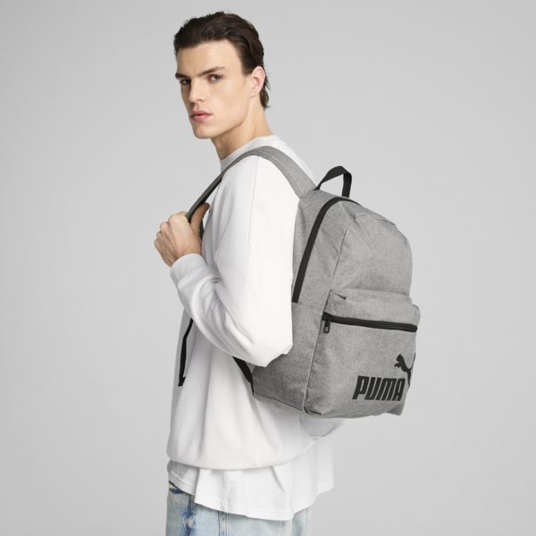 PUMA Phase Backpack III, Medium Gray Heather, large-ZAF