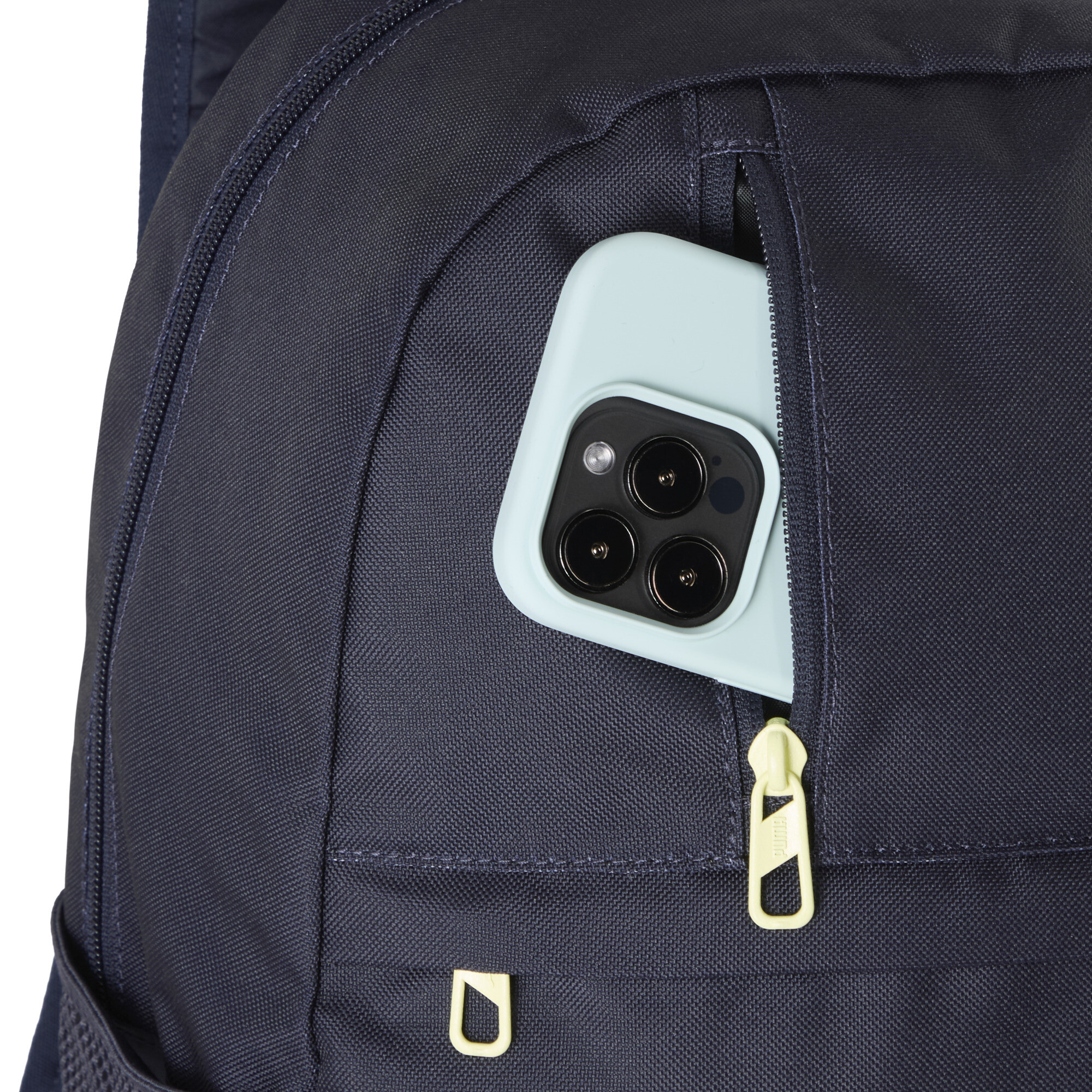 PUMA Plus rugzak, Blauw/Geel thumbnail 2