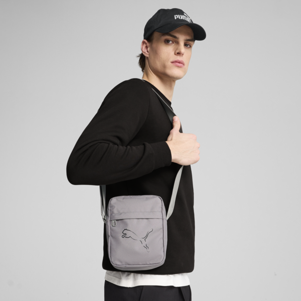 PUMA Plus Portable Bag, Cast Iron, large-ZAF