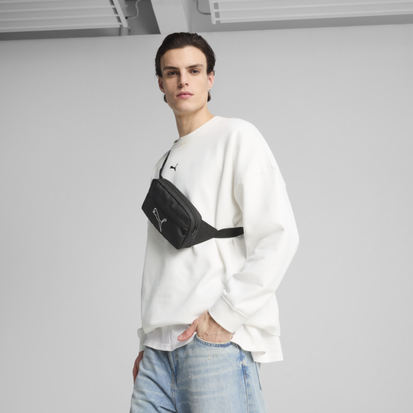 Plus 1.5L Waist Bag, PUMA Black, large-ZAF