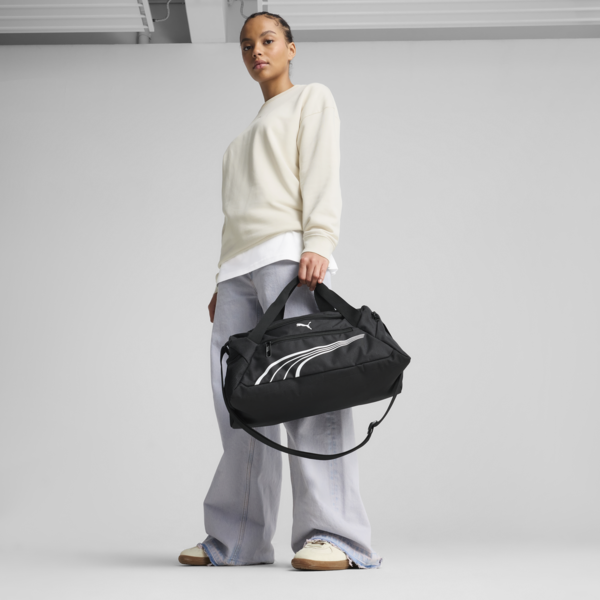 Fundamental Extra 21L Small Sports Bag, PUMA Black, large-MEX