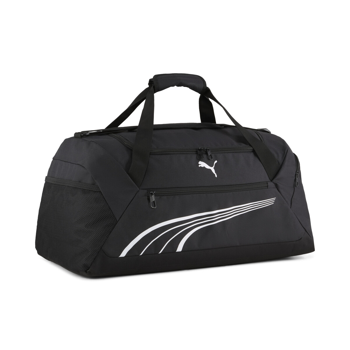 Fundamental 49L Medium Sports Bag in Black by PUMA, One Size