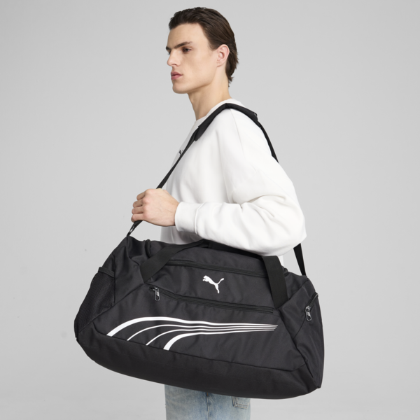Fundamental 49L Medium Sports Bag, PUMA Black, large-ZAF
