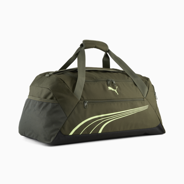 Bolso deportivo mediano PUMA Fundamental, Dark Olive, large-MEX