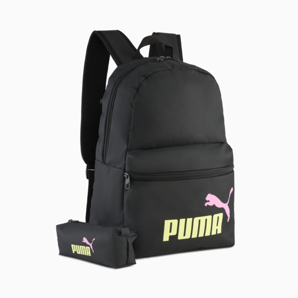 PUMA Phase Backpack Set, PUMA Black-Fizzy Light, large-ZAF