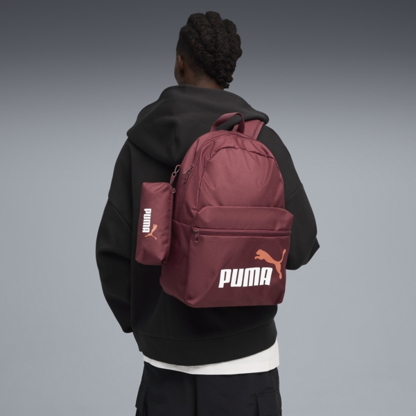 PUMA Phase Backpack Set, Ruby Shimmer-Glowing Red, large-ZAF