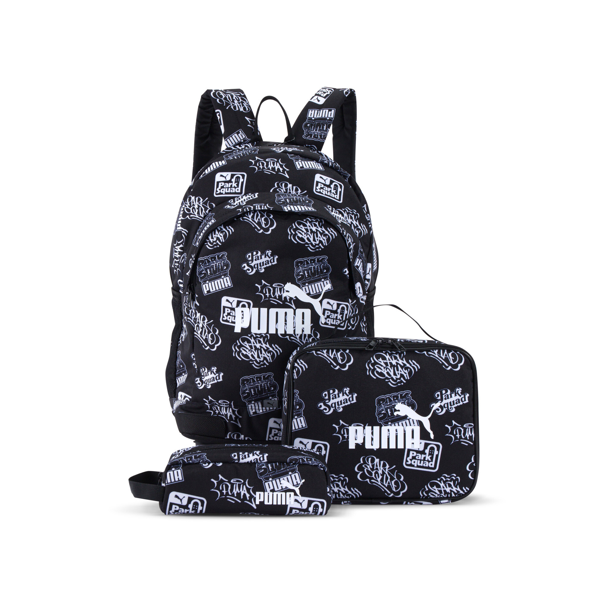 Kids' PUMA Wheel Backpack Set In Black