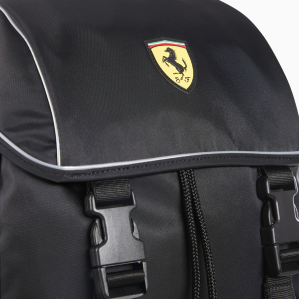 Scuderia Ferrari Race Lifestyle Backpack, PUMA Black, large-MEX
