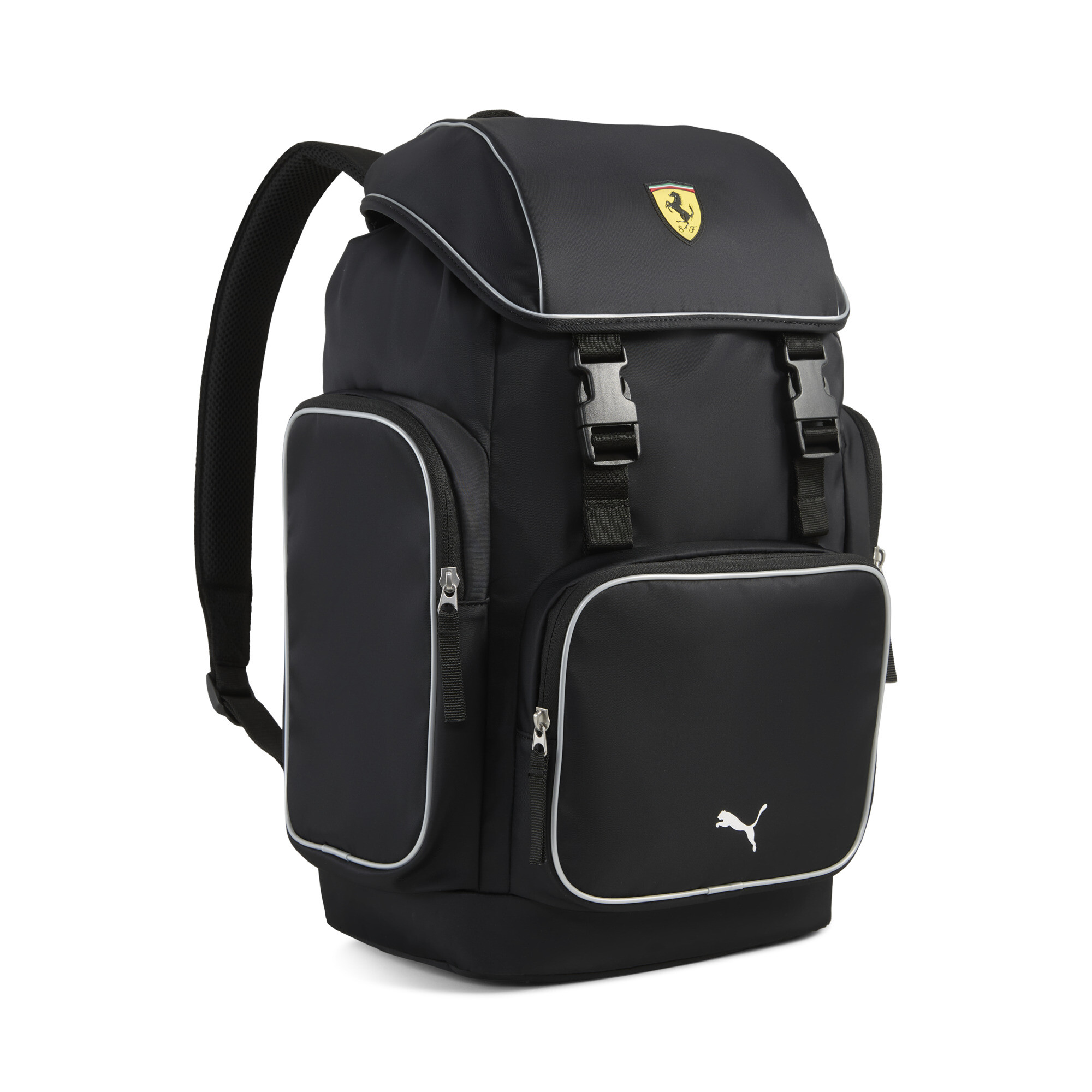 Puma Scuderia Ferrari HP Race 25 l Lifestyle Rucksack | Mit Plain | Black