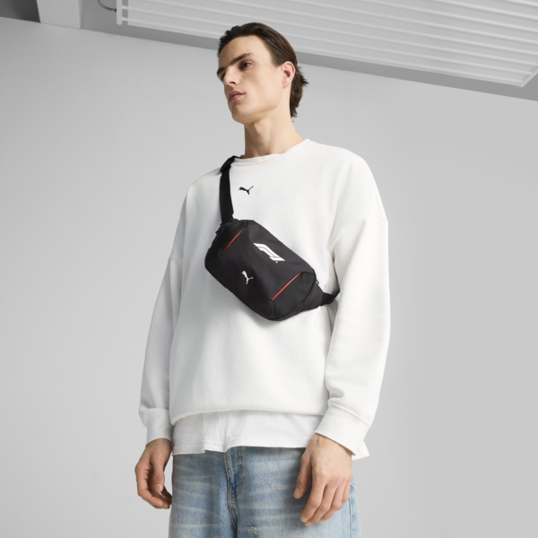 F1® 1.5L Waist Bag, PUMA Black, large-MEX