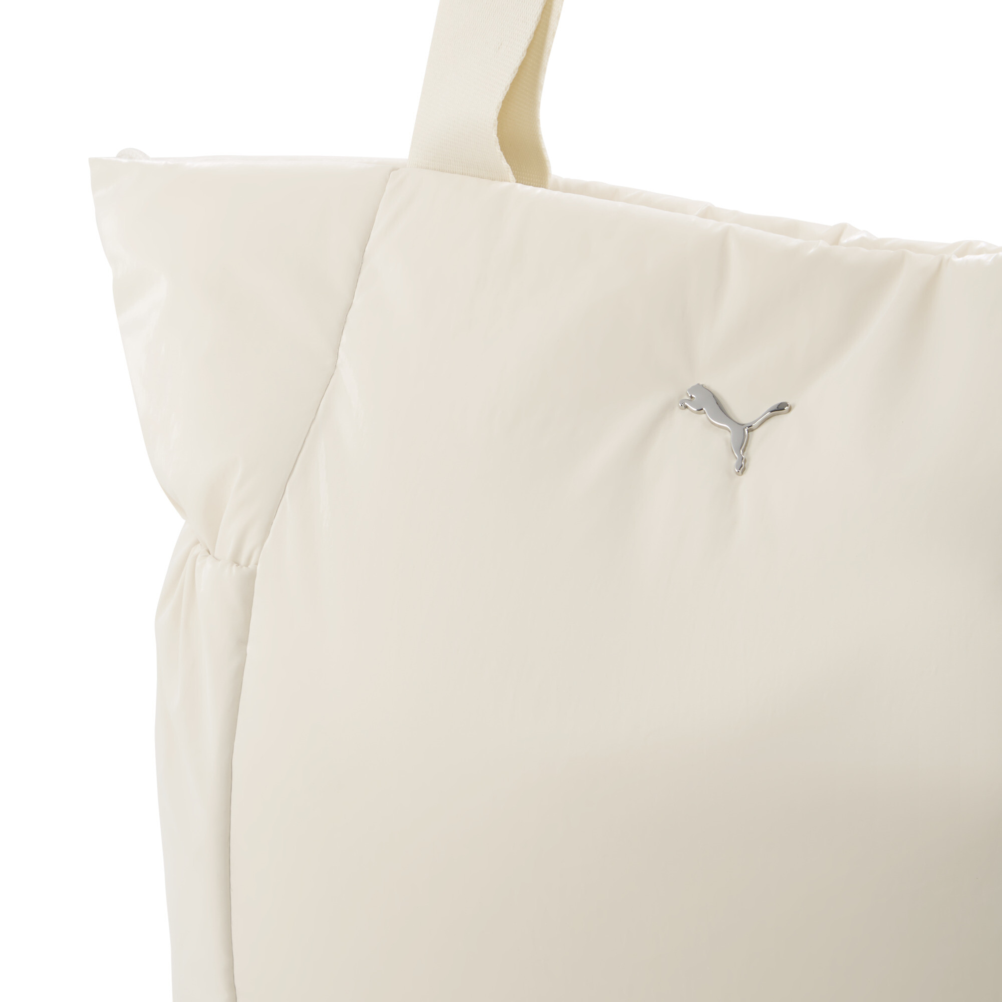 Women's PUMA UP Shopper Bag In White, Polyester