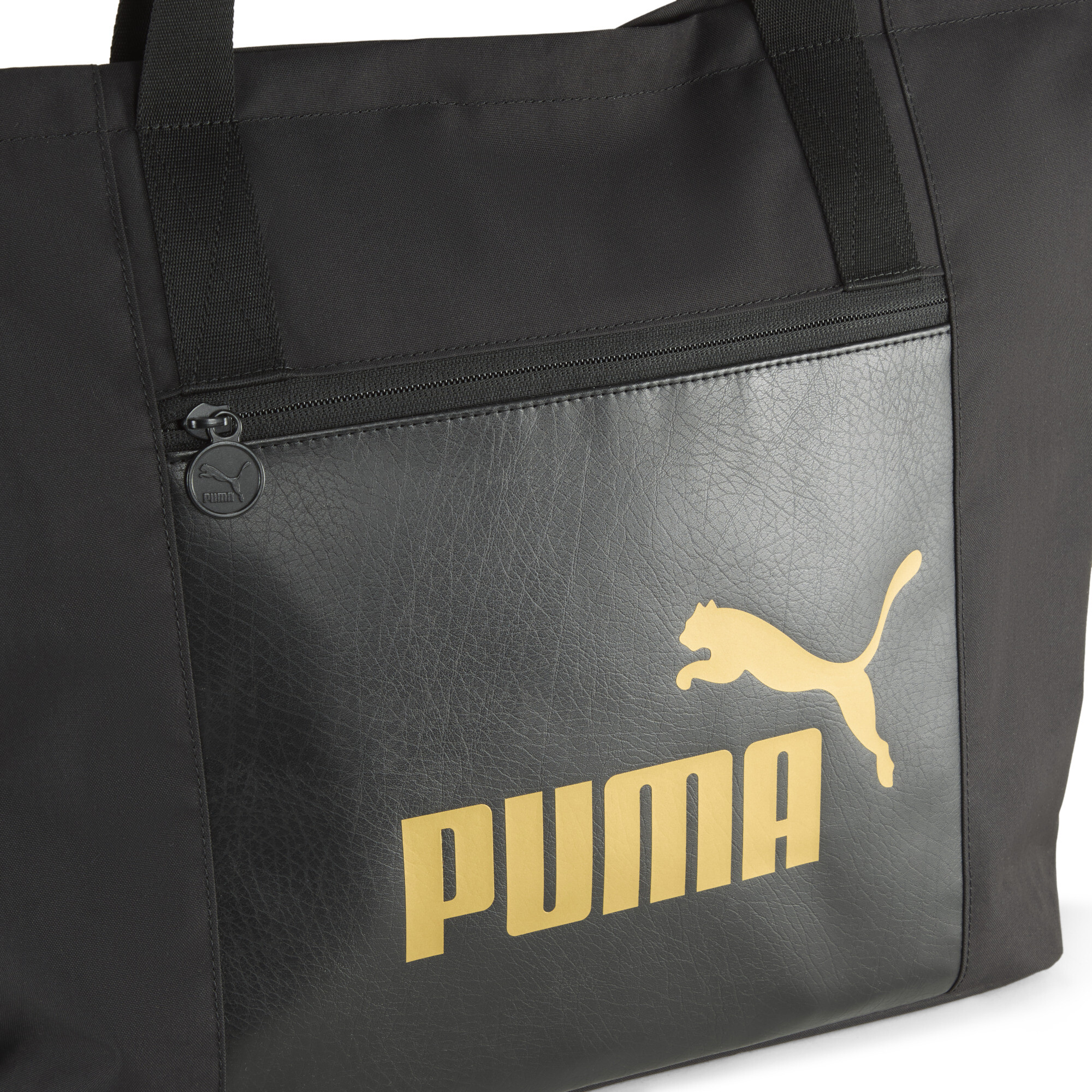 PUMA Campus shopper, Zwart/Goud thumbnail 4