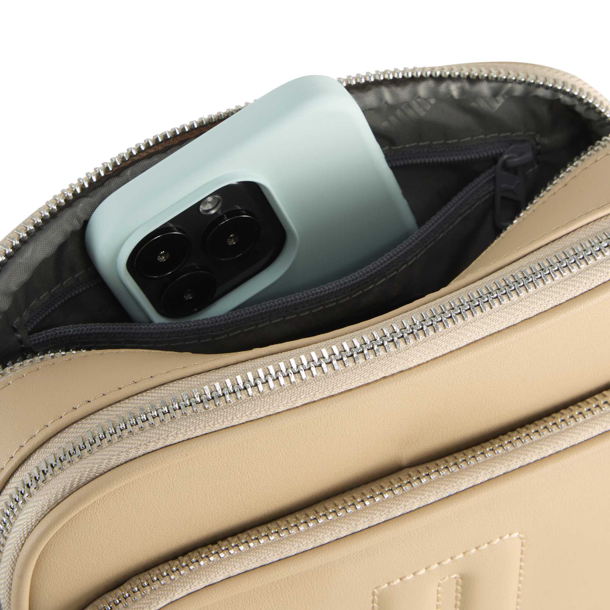PUMA Sense crossbodytas voor Dames, Beige thumbnail 2