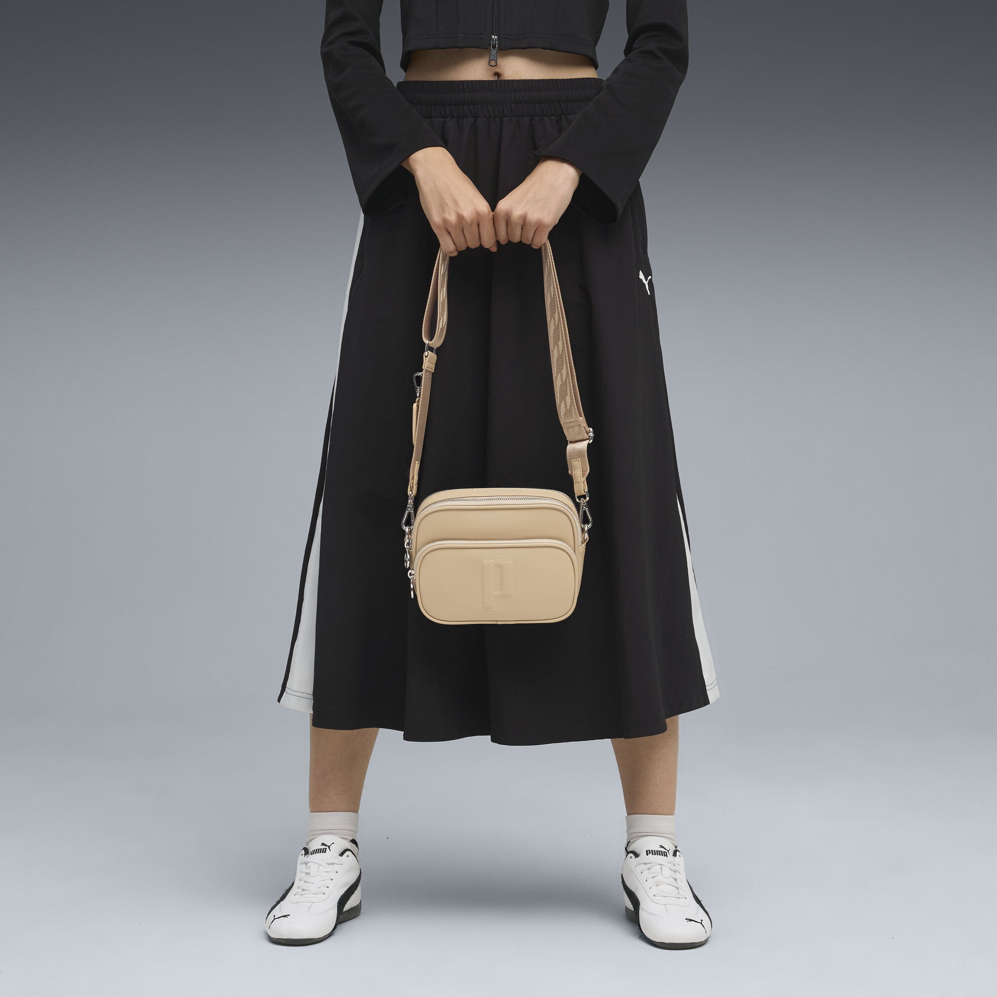 PUMA Sense crossbodytas voor Dames, Beige thumbnail 7