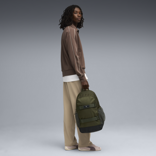 Mochila PUMA S, Dark Olive, large-MEX