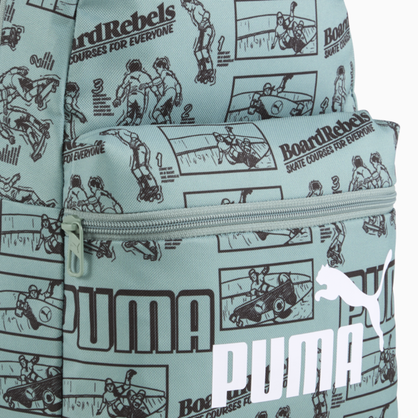 Mochila pequeña estampada PUMA Phase, Green Moon-Mid 90ies, large-ARG