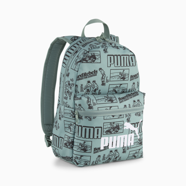 Mochila pequeña estampada PUMA Phase, Green Moon-Mid 90ies, large-ARG