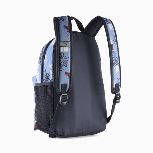 PUMA Phase Small 13L Backpack, Cool Blue-Mid 90ies AOP, large-ZAF