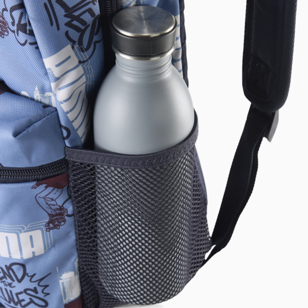 PUMA Phase Small 13L Backpack, Cool Blue-Mid 90ies AOP, large-ZAF